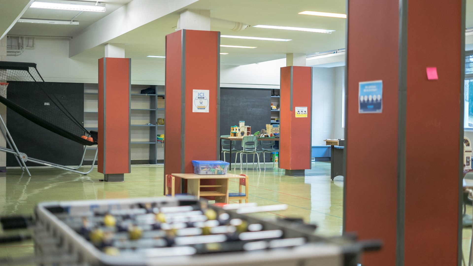 Salle de jeux de la maternelle